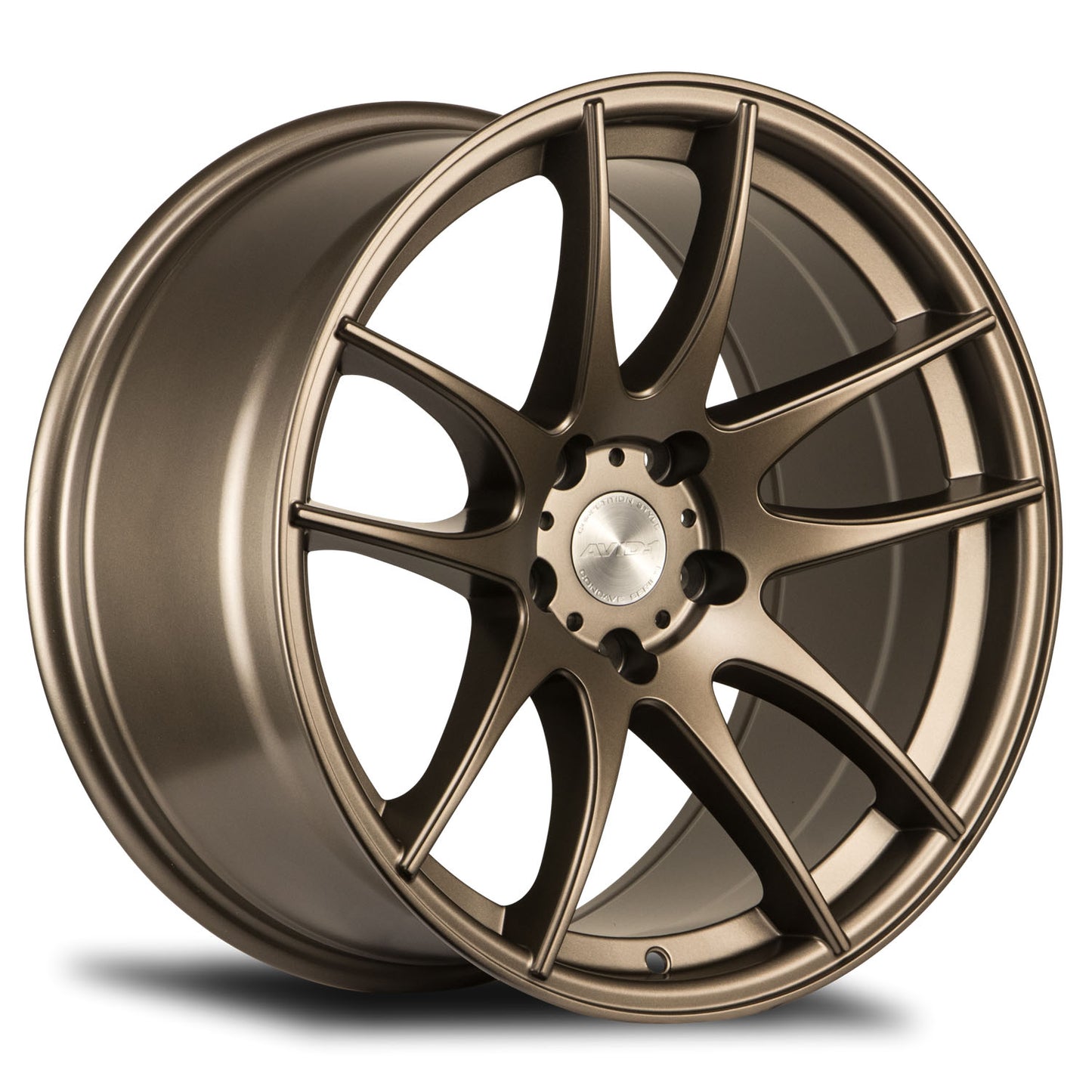 AVID1 WHEELS AV32 Matte Bronze - Premium Aftermarket Wheels with an Aggressive Stance, Precision Engineering, and Lightweight Construction for Maximum Performance and Aesthetic Appeal