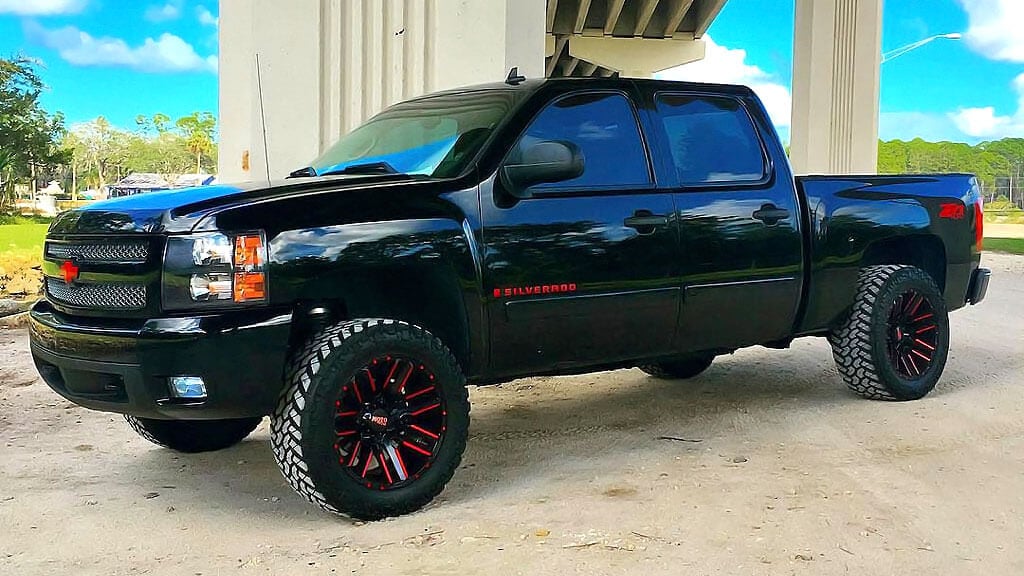 MOTO METAL WHEELS MO978 RAZOR SATIN BLACK MACHINED WITH RED INSERT OFF-ROAD RIMS