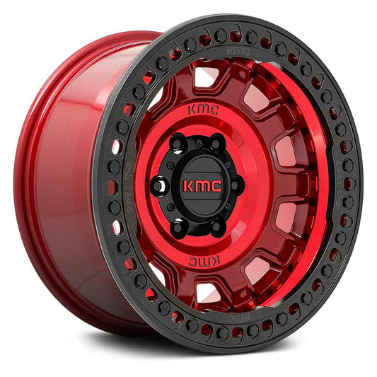 KMC WHEELS - KM236 Tank Beadlock Candy Red