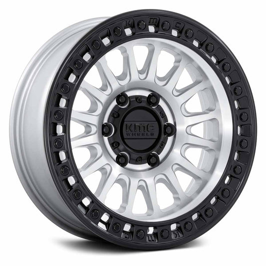 KMC WHEELS - KM552 IMS Machined / Matte Black Lip