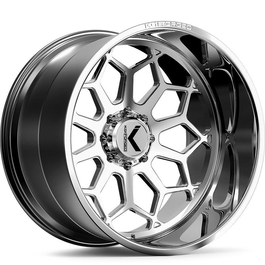 KG1 FORGED WHEELS Spreader Polished Milled