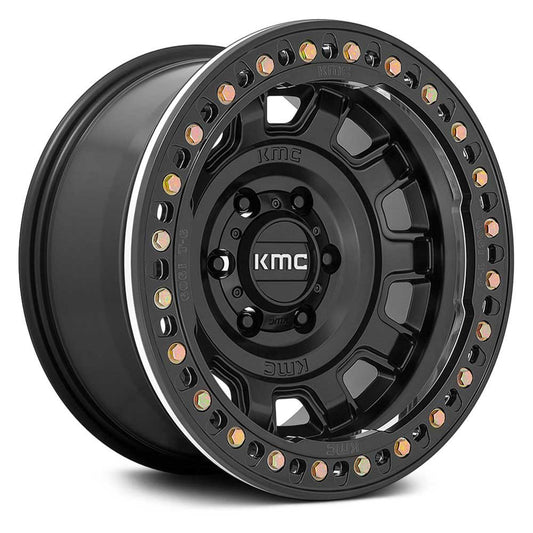 KMC WHEELS - KM236 Tank Beadlock Satin Black