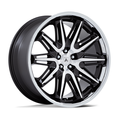 ASANTI WHEELS IMPERATOR - Gloss Black Machined W/ SS LIP