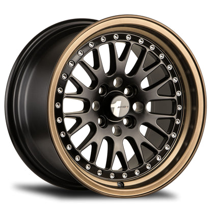 AVID1 WHEELS AV12 - Black Bronze Lip