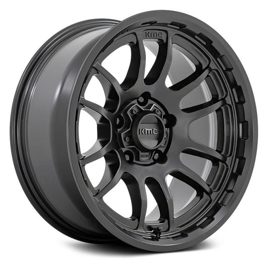 KMC WHEELS - KM727 Wrath Satin Black