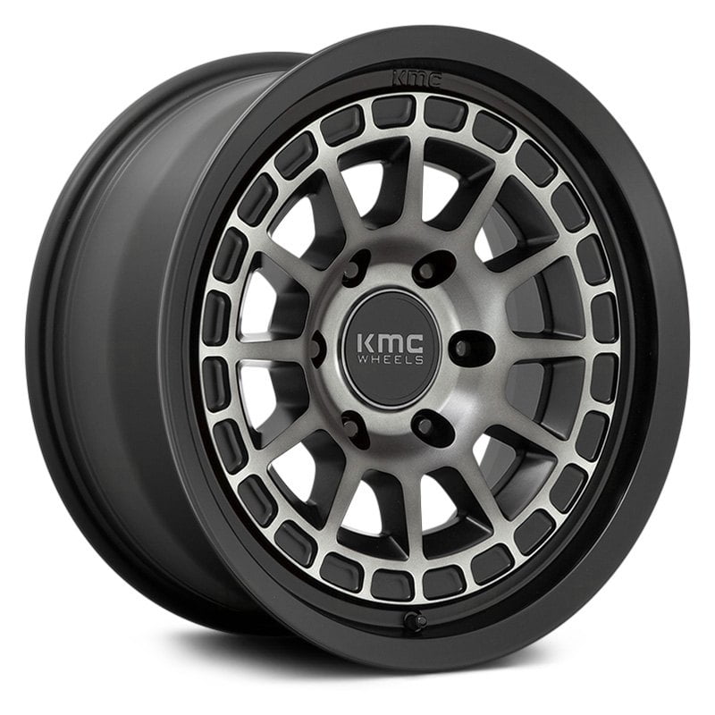 KMC WHEELS - KM719 Canyon Satin Black / Gray Tint