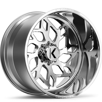 KG1 FORGED WHEELS Kreator Polished Milled DIRECTIONAL