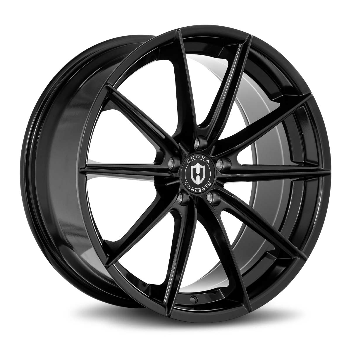 CURVA WHEELS Flow Forged CFF46 - Gloss Black – Tire Guys Online