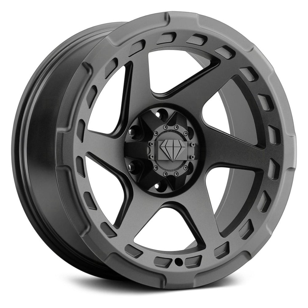 BLAQUE DIAMOND WHEELS - BD-O728 Matte Textured Black