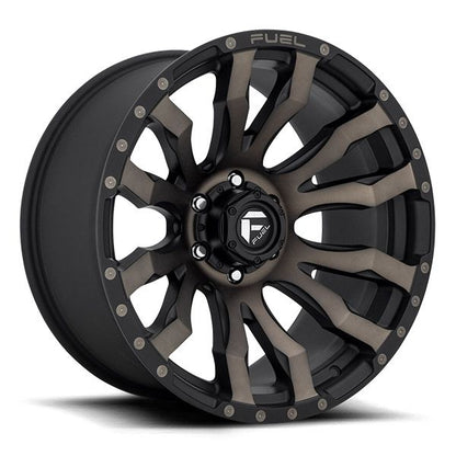 FUEL OFFROAD WHEELS - Blitz D674 Matte Black w/machined DDT