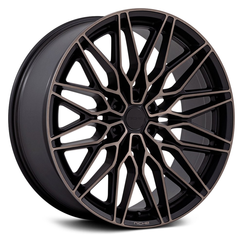 NICHE ROAD WHEELS - NC278 Calabria 6 Matte Black / Machined Dark Tint