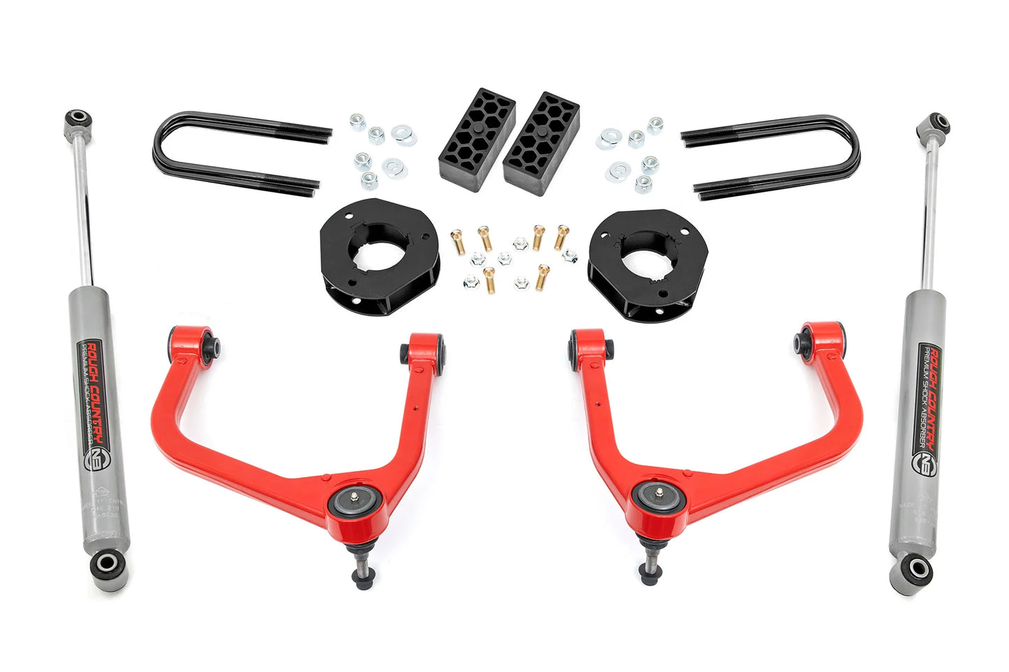 RCT - 3.5 Inch Lift Kit | Rear Mono Leaf | Chevy Silverado 1500 2WD/4WD (2022-2024)