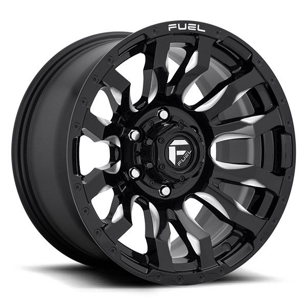 FUEL OFFROAD WHEELS - Blitz D673 Gloss Black Milled