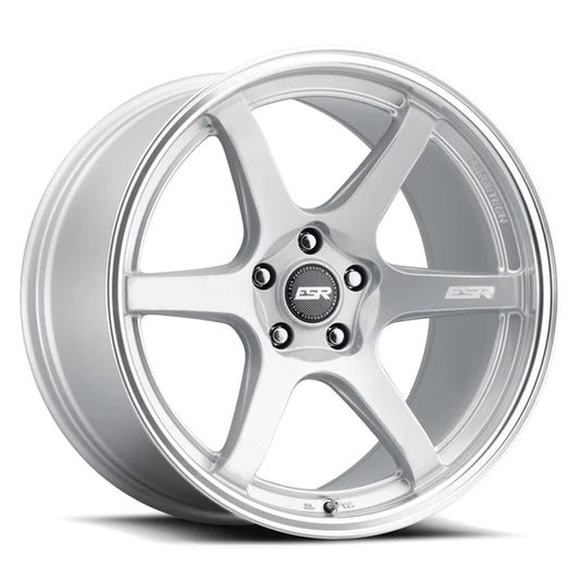 ESR WHEELS APEX SERIES AP6 - HYPER SILVER MACHINE LIP