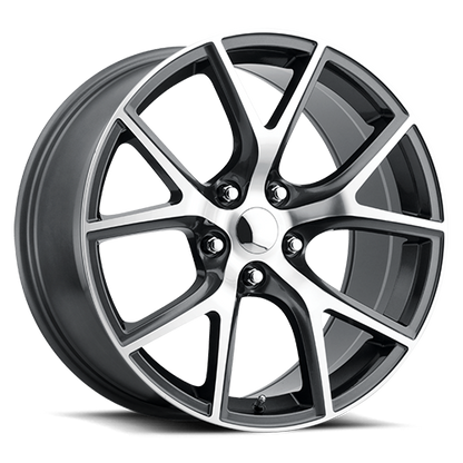 FR WHEELS 75 JEEP TRACKHAWK - GREY WITH MACHINED FACE