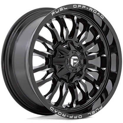 FUEL OFFROAD WHEELS - Fuel ARC D795 Gloss Black Milled