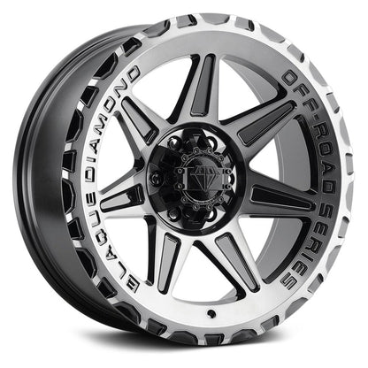 BLAQUE DIAMOND WHEELS - BD-O102 Gloss Black / Machined Face