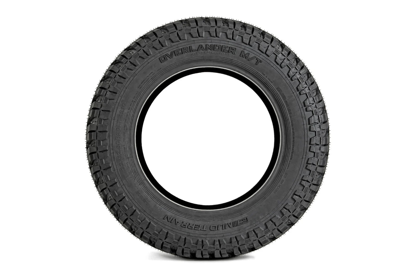 Rough Country Tires - 33x12.50R20 Overlander M/T (Mounts to 20-inch wheels)