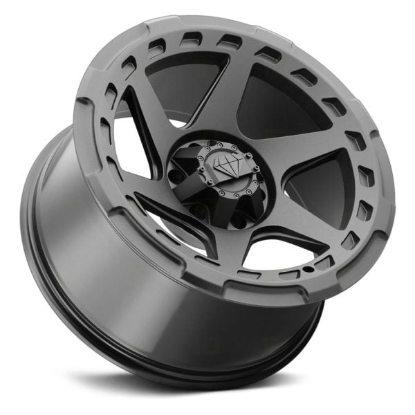 BLAQUE DIAMOND WHEELS - BD-O728 Matte Textured Black