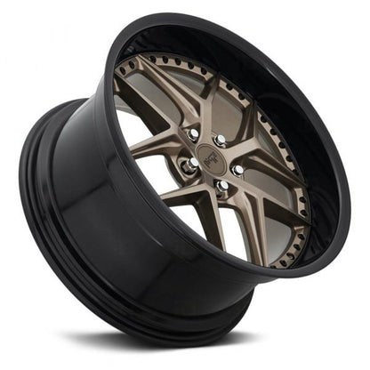 NICHE ROAD WHEELS - M227 Vice Matte Bronze / Gloss Black Lip