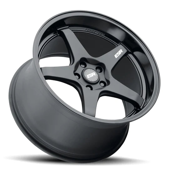 ESR WHEELS APEX SERIES AP5 - MATTE BLACK GLOSS BLACK LIP