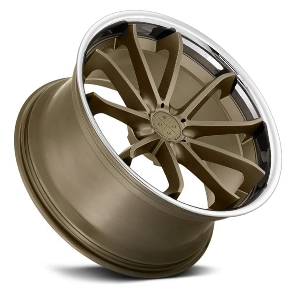 BLAQUE DIAMOND WHEELS - BD-23 Bronze / Chrome Lip