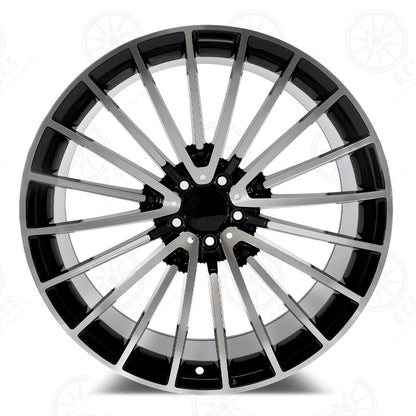 SDTW WHEELS 2021 S STYLE RM56 - MACHINED FACE/BLACK OUTLINE