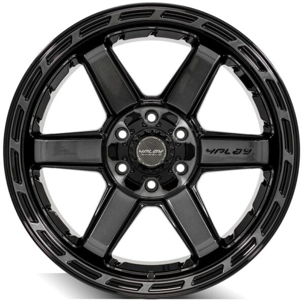 4PLAY WHEELS - 4P63 Gloss Black / Brushed Face & Tinted Clear
