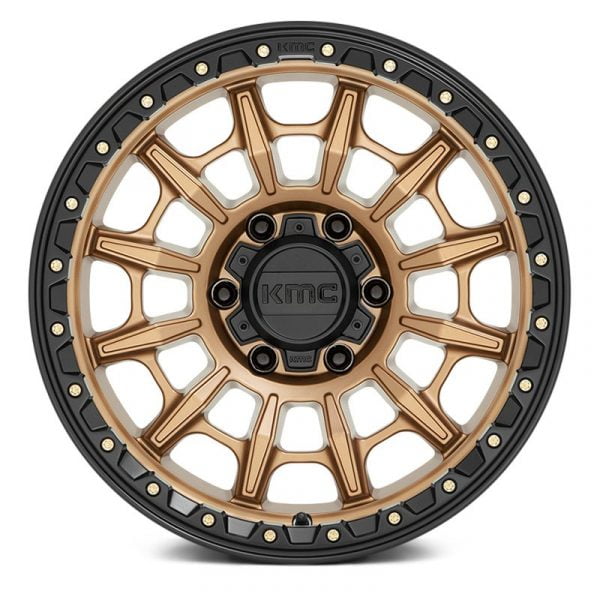 KMC WHEELS - KM547 Carnage Matte Bronze / Black Lip