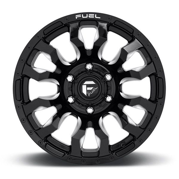 FUEL OFFROAD WHEELS - Blitz D673 Gloss Black Milled