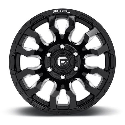 FUEL OFFROAD WHEELS - Blitz D673 Gloss Black Milled