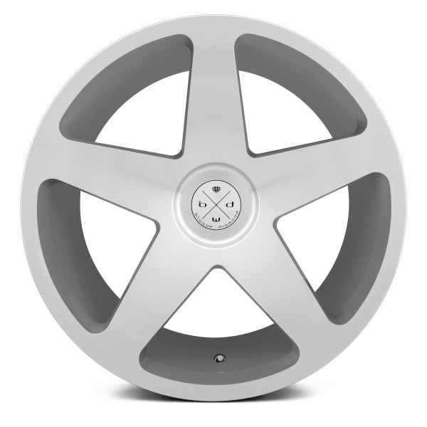 BLAQUE DIAMOND WHEELS - BD-15 Silver / Machine Face