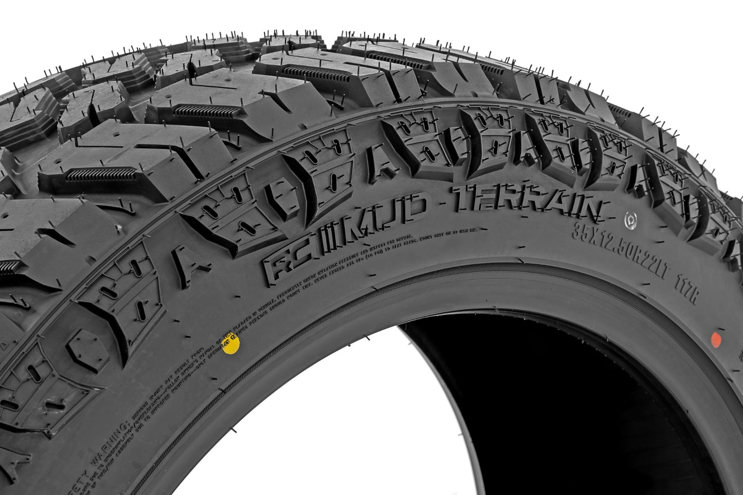 Rough Country Tires - 35x12.50R20 M/T | Dual Sidewall (Mounts to 20-inch wheels)