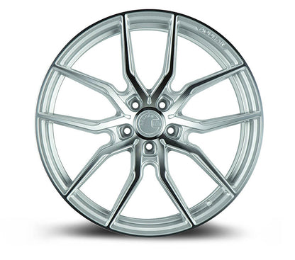 AODHAN WHEELS AFF1 - Silver Machine Face | Elegant, Lightweight Wheels Designed for Maximum Style and Performance on the Road