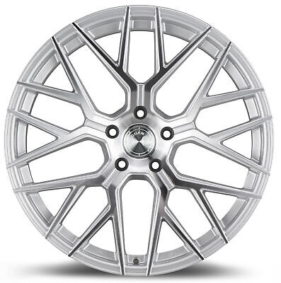 AODHAN WHEELS AFF9 - Gloss Silver Machined Face